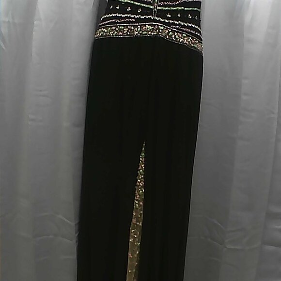 Black Xcite Dress With Sequins - Picture 7 of 13